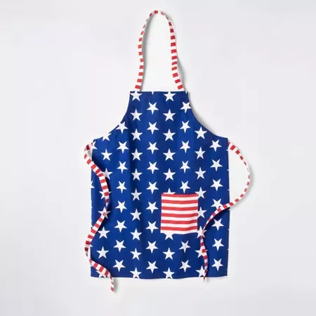 Americana Star Print Grill Cooking Apron - Red/White/Blue - Sun Squad™ : Target