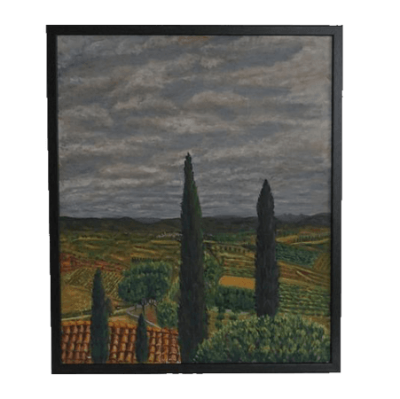cias pngs // framed painting of scenery