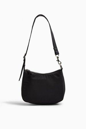SAFF Black Nylon Buckle Shoulder Bag | Topshop