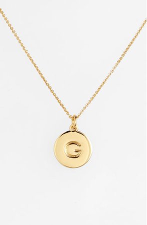 kate spade new york one in a million initial pendant necklace | Nordstrom