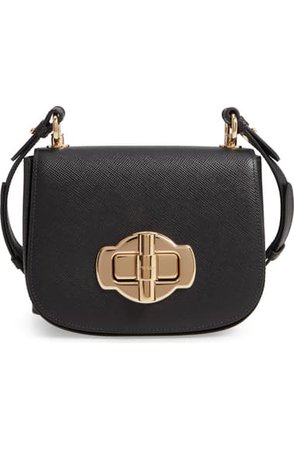 Prada Saffiano Leather Crossbody Bag | Nordstrom