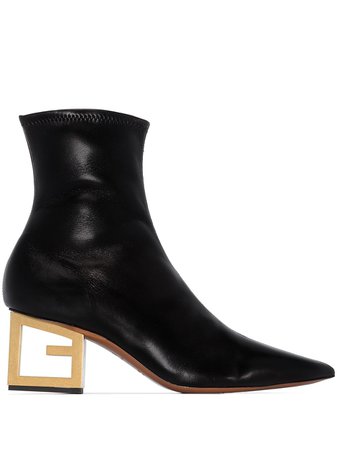 Shop black Givenchy G-heel ankle boots with Express Delivery - Farfetch