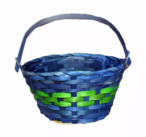 blue easter basket