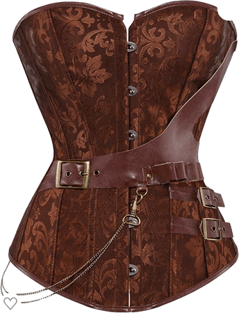 brown corset