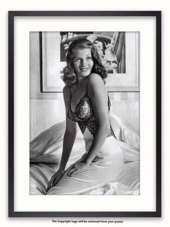 Rita Hayworth Classic Poster | Etsy
