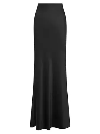 Shop Veronica Beard Silk-Blend Floor-Length Skirt | Saks Fifth Avenue