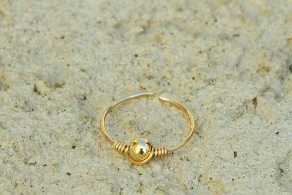 gold  septum ring