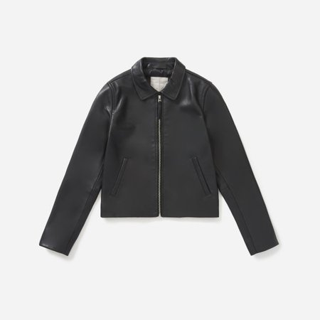 Women’s Modern Leather Jacket | Everlane black