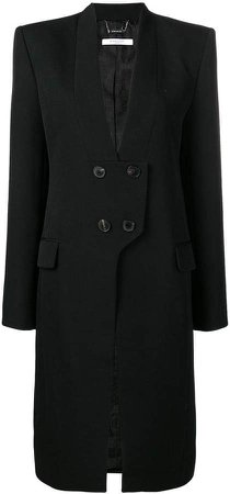 tailored midi coat