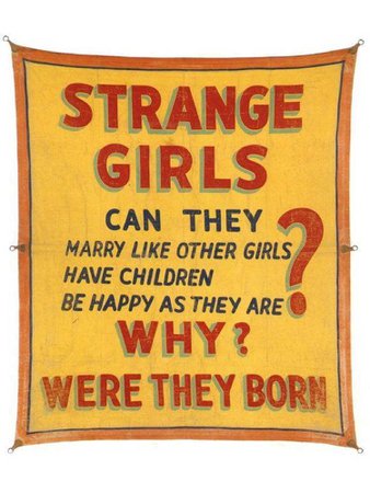 strange girls poster