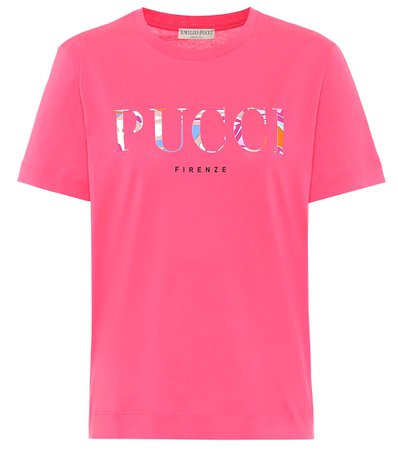 Logo Cotton-Jersey T-Shirt - Emilio Pucci | Mytheresa