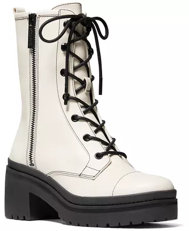 Light Cream Michael Kors Anaka Booties & Reviews - Boots - Shoes - Macy's