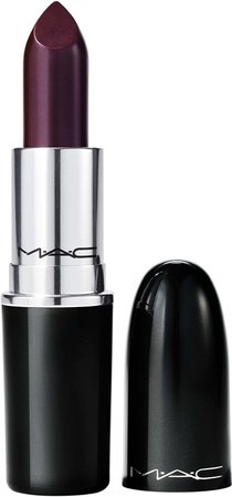 MAC Cosmetics Lustreglass Lipstick 01 Succumb To Plum | lyko.com