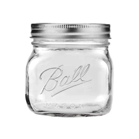 Ball 4ct 16oz Collection Elite Glass Mason Jar With Lid And Band - Wide Mouth : Target