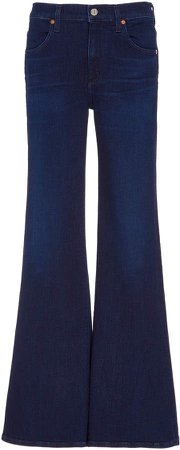 Chloe Mid-Rise Flared Jeans
