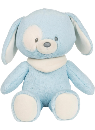 pastel blue puppy plush