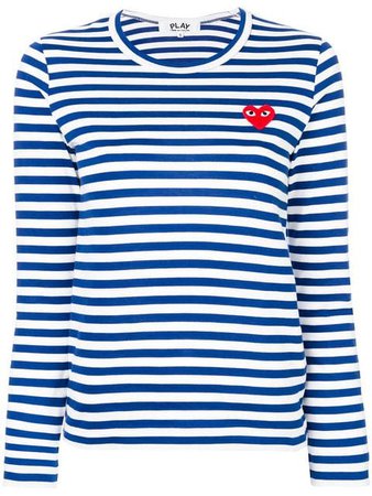 Comme Des Garçons Play striped longlseeved T-shirt AW18 - Fast AU Delivery