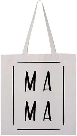 Amazon.com: Inktastic Mother's Day Mama Tote Bag White 3ae69 : Clothing, Shoes & Jewelry