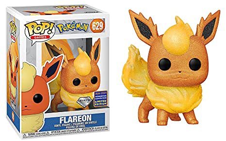 Amazon.com: Pokemon: Flareon (Diamond Glitter) - Pop! Vinyl Figure : Toys & Games