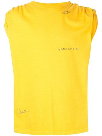 Ground Zero roll-sleeves tank top $246 - Buy Online - Mobile Friendly, Fast Delivery, Price