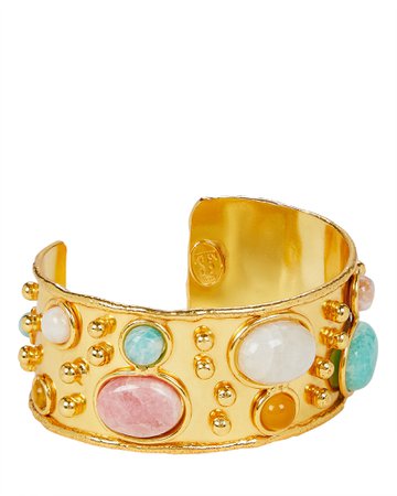 Sylvia Toledano Byzantine Gemstone Cuff Bracelet | INTERMIX®