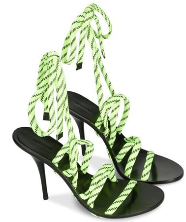 Neon Green Sandals