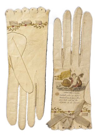 mid-19th century kid gloves