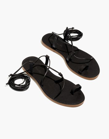 The Boardwalk Lace-Up Toe-Hold Sandal