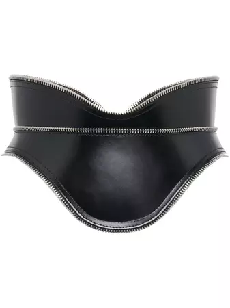 Alexander McQueen leather corset belt
