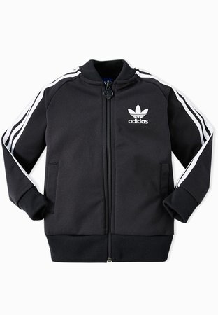 Shop adidas Originals black Youth Superstar Track Jacket AI6182 for Kids in Globally - AD478AT55ODS