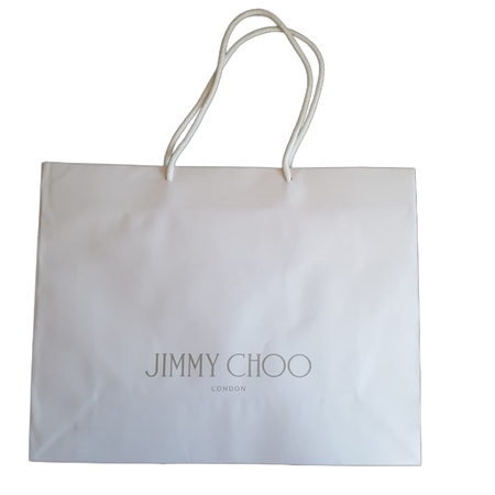 jimmy choo gift paper shopping bag