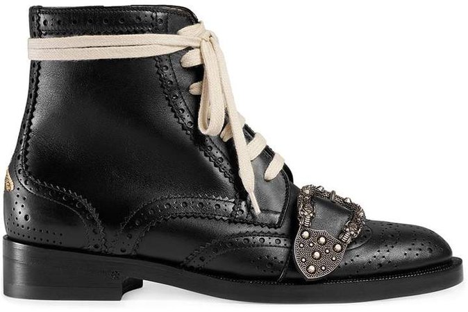 Black Queercore brogue boots