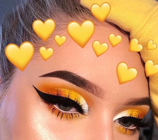 yellow makeup