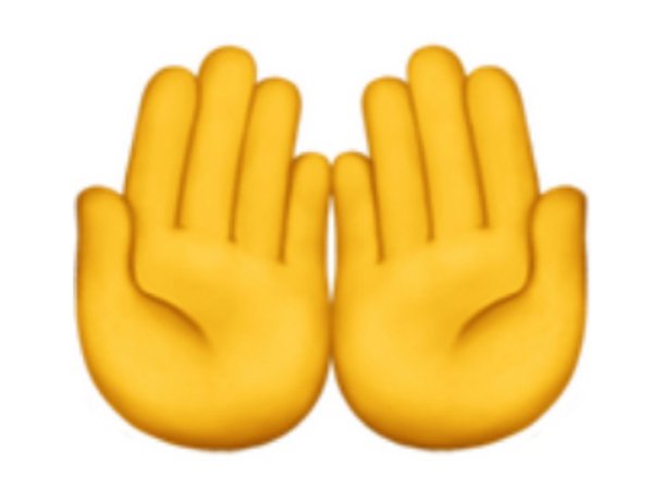 palms together emoji