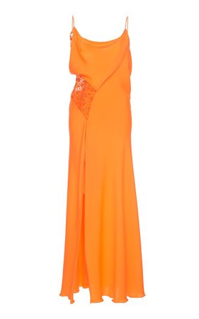 Draped Satin Cocktail Midi Dress by Versace | Moda Operandi