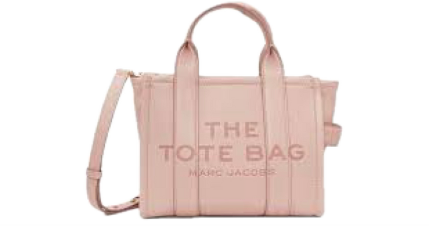 dusty pink tote bag