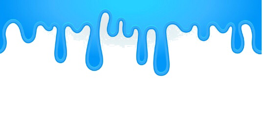blue dripping slime