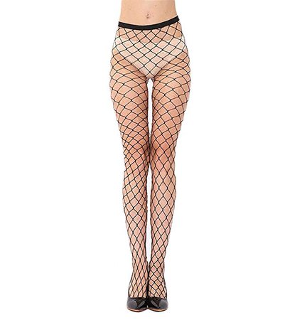 Women's Sexy High Waist Fishnet Tights Fishnet Hollow Out Hight Tights Stockings Pantyhose 1 Pair at Amazon Women’s Clothing store: