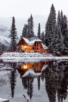 Winter cabin