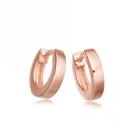 Mini Stilla Rose Gold Vermeil Hoop Earrings | Astley Clarke London