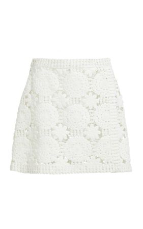 Lace Crochet Shorts By Elie Saab | Moda Operandi