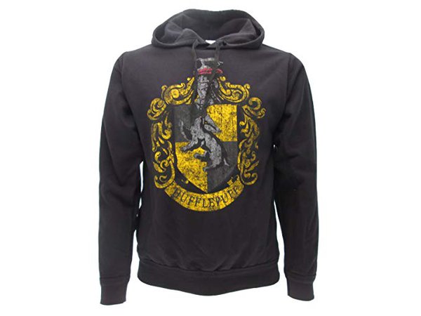Harry Potter Kapuzenpulli Kapuzenpullover Hoodie Sweatshirt Hufflepuff Haus Waffen - 100% Offiziell Warner Bros: Amazon.de: Bekleidung
