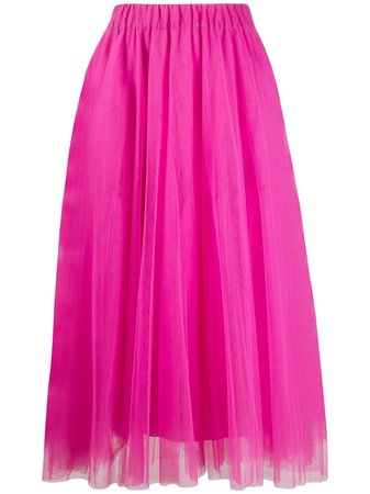 P.a.r.o.s.h. Pleated Tulle Skirt Ss20 | Farfetch.com