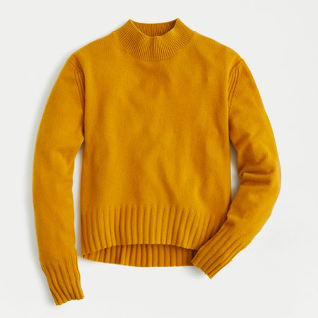 J.Crew: Long Sleeve Everyday Cashmere Mockneck Sweater