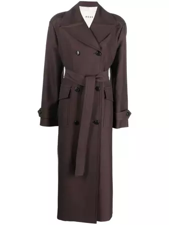 Róhe double-breasted Trench Coat - Farfetch