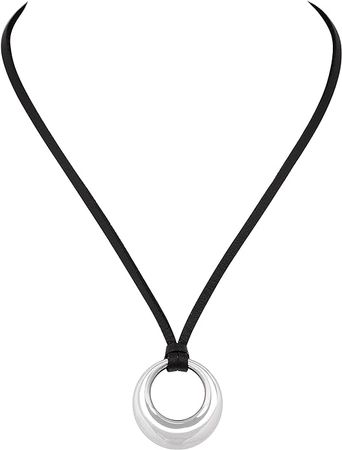 Amazon.com: Sacina Gothic Boho Black O Ring Choker Necklace, Black Choker, Boho Necklace, Gothic Choker Necklace, Christmas New Year Jewelry Gift For Women: Clothing, Shoes & Jewelry