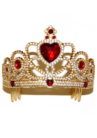 queen of hearts gold crown - Google Search