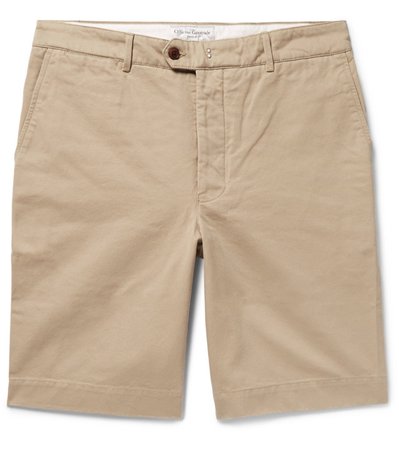 beige shorts