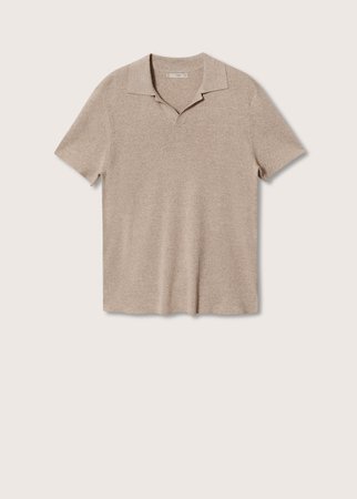 Fluid Linen Polo Shirt