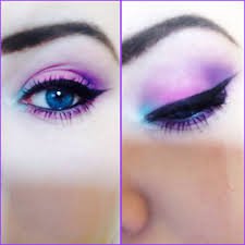 Purple Make up look